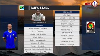 LIVE TANZANIA VS ETHIOPIA  MECHI YA KUFUZU AFCON 2025 [upl. by Oinotna725]