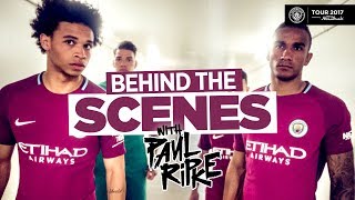 MAN CITY AWAY KIT REVEAL  Behind The Scenes Paul Ripke LA Shoot [upl. by Milas]