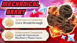 MECHANICAL ARRAY  Achievement Guide Genshin Impact [upl. by Adlar784]