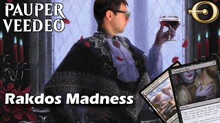 Burn your opponent while drawing cards Rakdos Madness  Pauper  MTGO [upl. by Sucramal377]