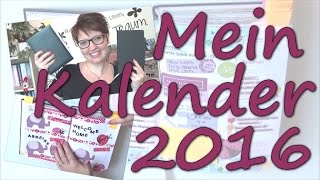 Mein Kalender 2016  Fazit nach 7 Monaten [upl. by Wedurn611]