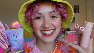 ASMR Friend Gets You Ready for a Beach Day 🌊 🐚 layered sounds personal attention pampering [upl. by Chandos870]