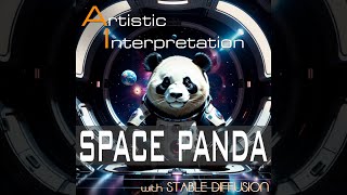 Space Panda w Stable Diffusion [upl. by Suivatnom]