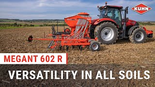 KUHN – MEGANT 602 R – Mounted mintill tine seed drill [upl. by Sedinoel]