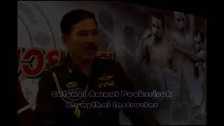 มวยไทยนวรัช Muay Thai Navarach  Colonel Amnat Pooksrisuk [upl. by Pheni]