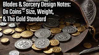 Blades amp Sorcery Design Notes On Coins  Size Weight amp the Gold Standard [upl. by Iren]