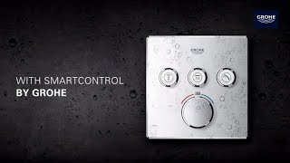 GROHE SmartControl puts you in control of your shower [upl. by Harmonia]