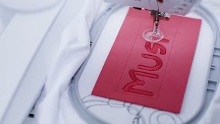 BERNINA Embroidery Software 8 Puffy Lettering [upl. by Yusuk]