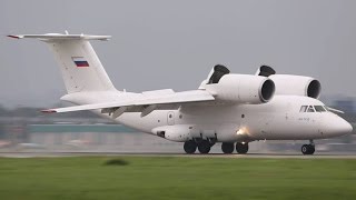 Antonov AN74 RAIN Arrival  DUAL Perspective [upl. by Colin]