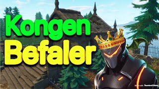 Kongen befaler Use creator code Fotballgutten321 i itemshoppen Norsk kongen befaler i fortnite [upl. by Euqinaj]