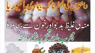 Pyorrhea treatment in just one week with effective home remedy  MASKHORA ka ilaaj [upl. by Emia294]