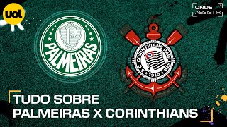 PALMEIRAS X CORINTHIANS ONDE ASSISTIR AO VIVO HORÁRIO E ESCALAÇÕES PELO BRASILEIRÃO [upl. by Harrad]