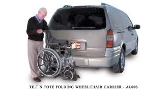 Harmar AL003 Folding Wheelchair Carrier Installation Guide [upl. by Ianaj]