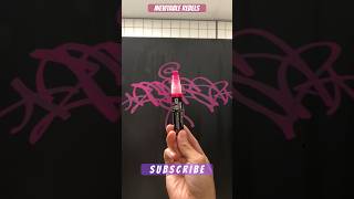 Hot Pink Graffiti tag GROG XFP CUTTER [upl. by Areis]