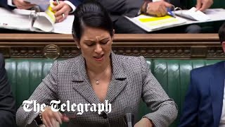 Priti Patel tells MPs to shut up hours before resigning as Home Secretary [upl. by Spearman]