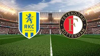 RKC WAALWIJK VS FEYENOORD LIVE MET DE VOETBALCOMMENTATOR 334 [upl. by Clementina898]