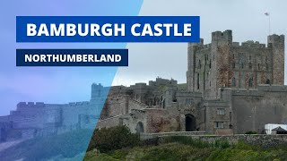 Bamburgh Beach and Bamburgh Castle 4K [upl. by Aurea459]