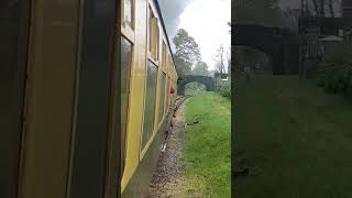 Departing from Crowcombe Heathfield on the West Somerset Railways Spring Steam Gala [upl. by Kalfas]