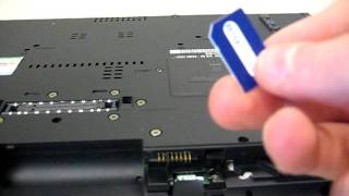 How to Install a 3G SIM Card in your Laptop [upl. by Eniamrahs]