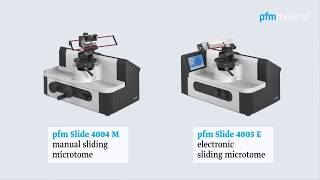 Sliding microtomes by pfm medical [upl. by Tiena]