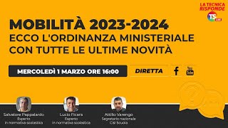 Mobilità 20232024 ecco l’Ordinanza Ministeriale con tutte le ultime novità [upl. by Alyat]