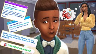 Adopted sims can track down their biological parents with this mod  Sims 4 adoption mod [upl. by Fraya]