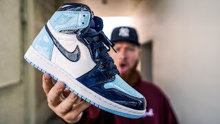 THESE JORDAN 1 BLUE CHILL SNEAKERS SOLD OUT WAY TOO QUICK [upl. by Thurlough533]