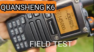 NEW  QUANSHENG K6  SIX BAND HAM RADIO £19 [upl. by Naji]