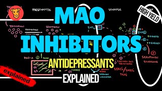 MAO INHIBITORS Mechanism of action Tyramine Cheese effect Side effects Pharmacology [upl. by Akiehsat]