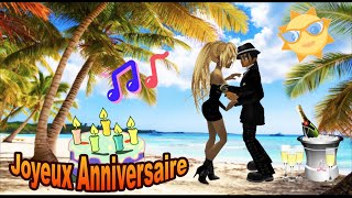 Joyeux Anniversaire Antillais 🎂🍾 Joyeux Anniversaire 🎂🍾 🎂🌹🎂🍾🎂💗🎼🎷🎻🎁 [upl. by Namielus]