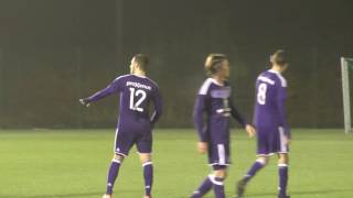 Andonline U21 RSC Anderlecht  KV Kortrijk free kick goal Gilles Denayer [upl. by Merill898]