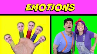 Emotions Finger Family Song  Emotions For Kids  Bella and Beans TV [upl. by Gifferd]