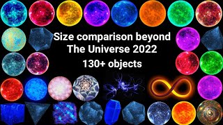 Size comparison beyond The Universe 2022 [upl. by Hakeber66]