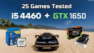 GTX 1650  i5 4460  25 Games Tested in 2024 [upl. by Lienad]