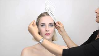 How to wear a Fascinator Different ways you can style your hair [upl. by Siri]