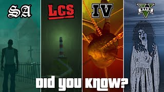 Evolution of Scary Easter Eggs in GTA Games GTA 3→GTA 5 [upl. by Ojeitak227]