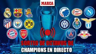 EN DIRECTO I Sorteo octavos de final Champions League en vivo I MARCA [upl. by Ailyn]