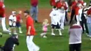 Papelbon Dancing  Irish Jig for 2007 ALCS Championship [upl. by Sudnac]