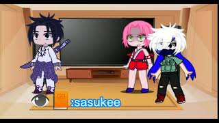 Sasuke sakura e Kakashi reagindo ao Naruto vilão narusasukakanaru [upl. by Nnauol]