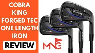 Cobra King Forged TEC ONE Length Iron Review [upl. by Norraa]