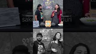 geethamadhuri sakethkomanduri kompalokumpati telugushorts ytshorts trending cuemedia singers [upl. by Amhser]