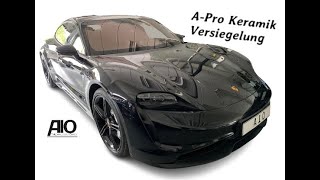 APro Keramik Versiegelung Auto Lack Felgen versiegeln HIGH GLOSS AIO [upl. by Crudden]