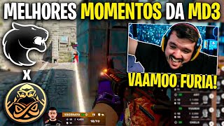 QUE JOGO ABSURDO🔥 FURIA vs ENCE  MELHORES MOMENTOS DA MD3 PGL MAJOR COPENHAGEN 2024 [upl. by Ydoow]