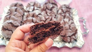 Chocolate crinkle cookieEasy and delicious 😋 [upl. by Nnylassej251]