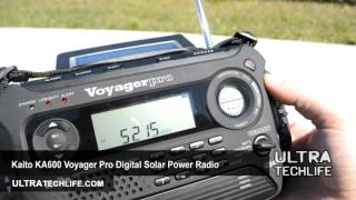 Kaito KA600 AMFMSWNOAA Emergency Solar Radio Review [upl. by Nace]