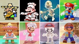 Super Mario Odyssey  All Costumes Origins Where they came from [upl. by Yup]