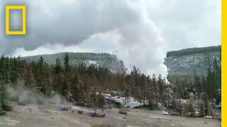 World’s Most Powerful Geyser Erupts Three Times After Years of Quiet  National Geographic [upl. by Sitnalta]