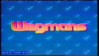 Wegmans Grocery Stores Commercial Compilation  1989 [upl. by Wain]