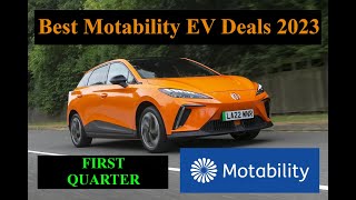 Best Motability EV Deals 2023 1st Quarter [upl. by Malynda]