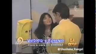 victoriaruffo31 amp EugenioDerbez cara a cara en XHDRBZ Skeetch  Bloopers [upl. by Ahsitak203]